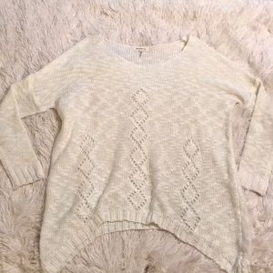 Miracle City ivory sweater